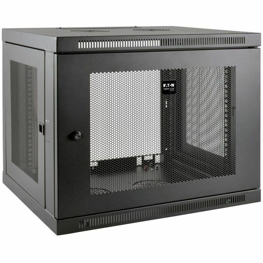 Tripp Lite by Eaton SmartRack 9U Low-Profile Switch-Depth-Plus Wall-Mount Mini Rack Enclosure