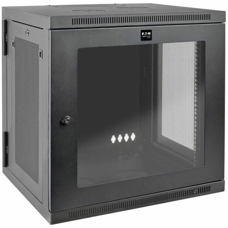 Tripp Lite by Eaton SmartRack 12U UPS-Depth Wall-Mount Small Rack Enclosure Clear Acrylic Window Hinged Back