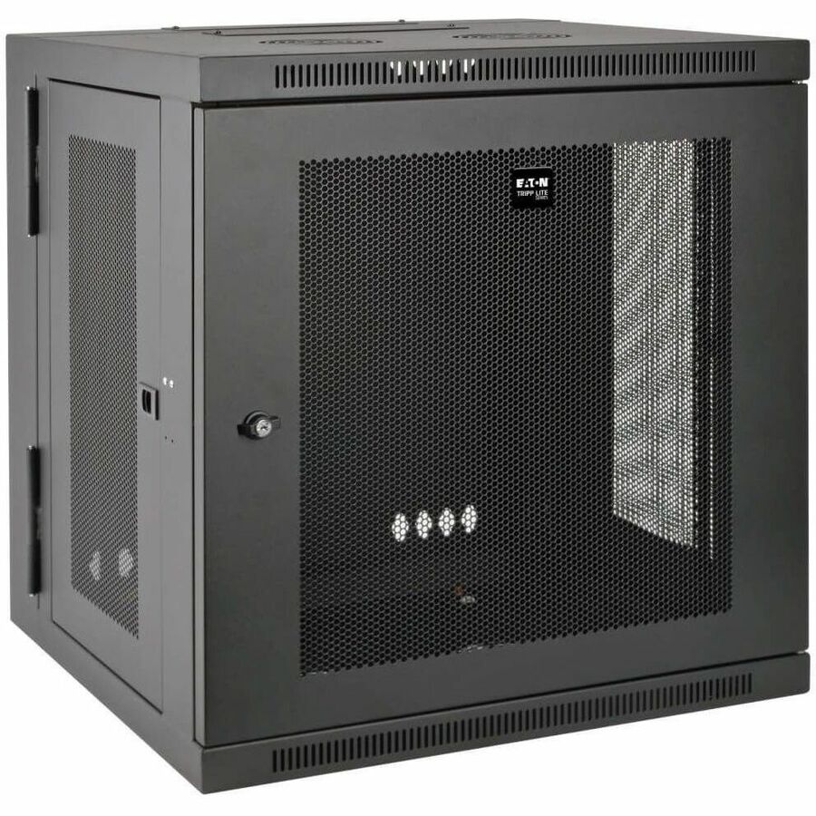 Tripp Lite by Eaton 12U Wall Mount Rack Enclosure Server Cabinet Swinging Hinged Door Deep