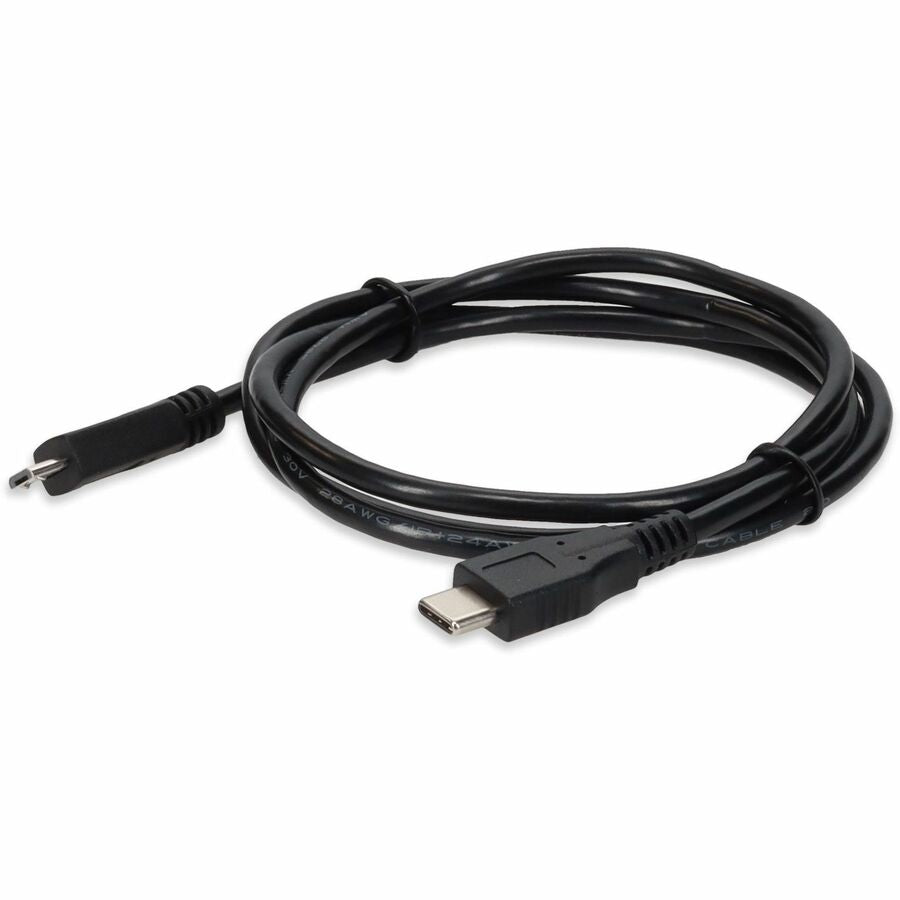 AddOn 5-Pack of 1m USB 3.1 (C) Male to Micro-USB 2.0 (B) Male Black Cables