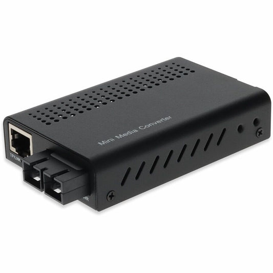 AddOn 10/100/1000Base-TX(RJ-45) to 1000Base-FX(SC) MMF 1310nm 2km Mini Media Converter