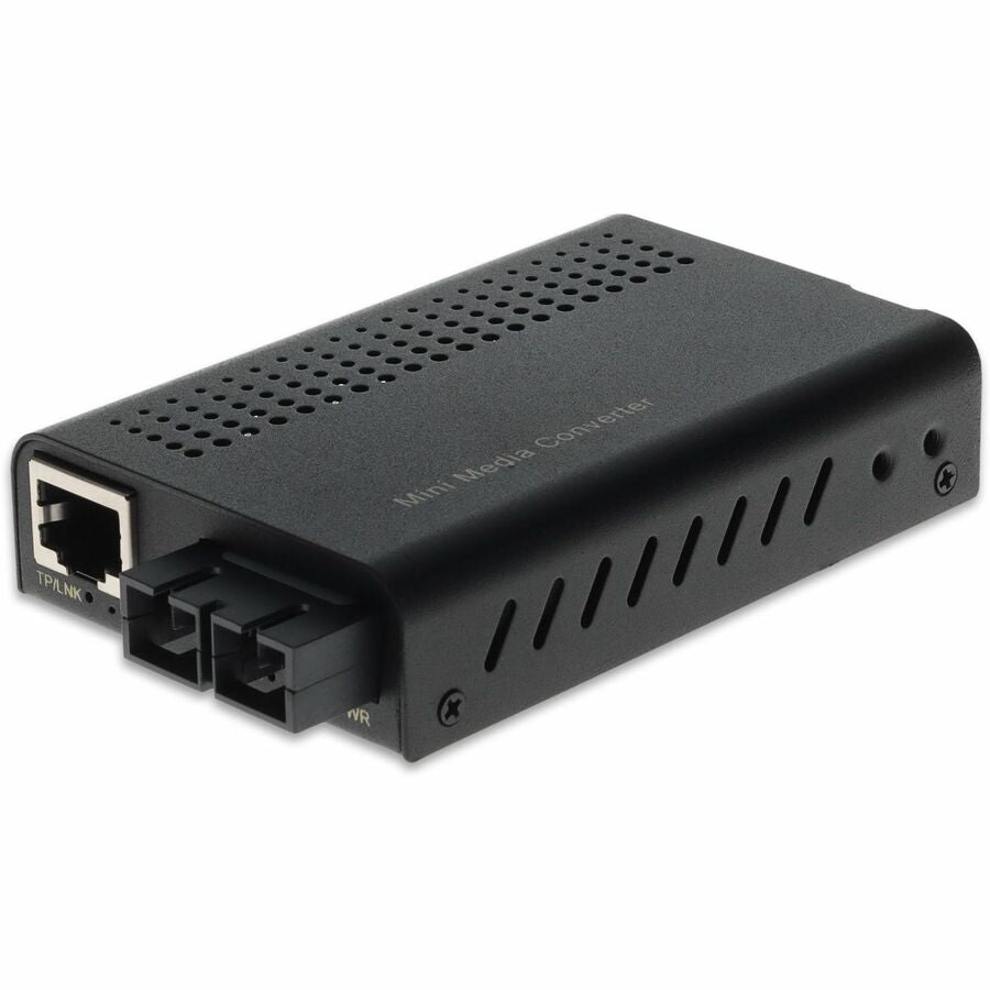 AddOn 10/100/1000Base-TX(RJ-45) to 1000Base-LX(SC) SMF 1310nm 20km Mini Media Converter