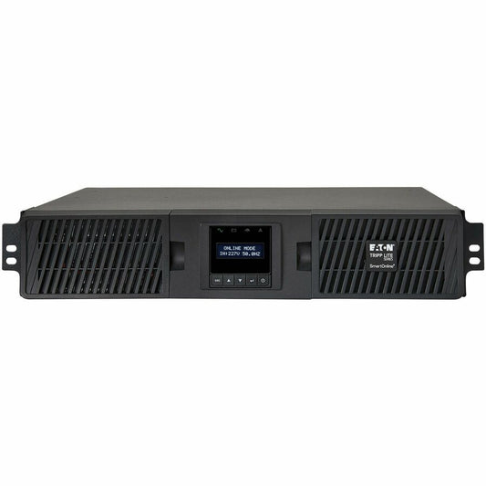 Tripp Lite by Eaton UPS SmartOnline 208/230V 1500VA 1.35kW Double-Conversion UPS - 6 Outlets Extended Run Card Slot LCD USB DB9 2U