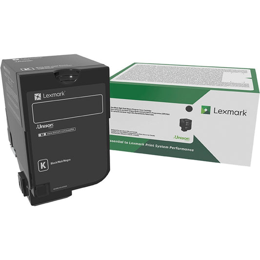 Lexmark Unison Original High Yield Laser Toner Cartridge - Yellow - 1 Each