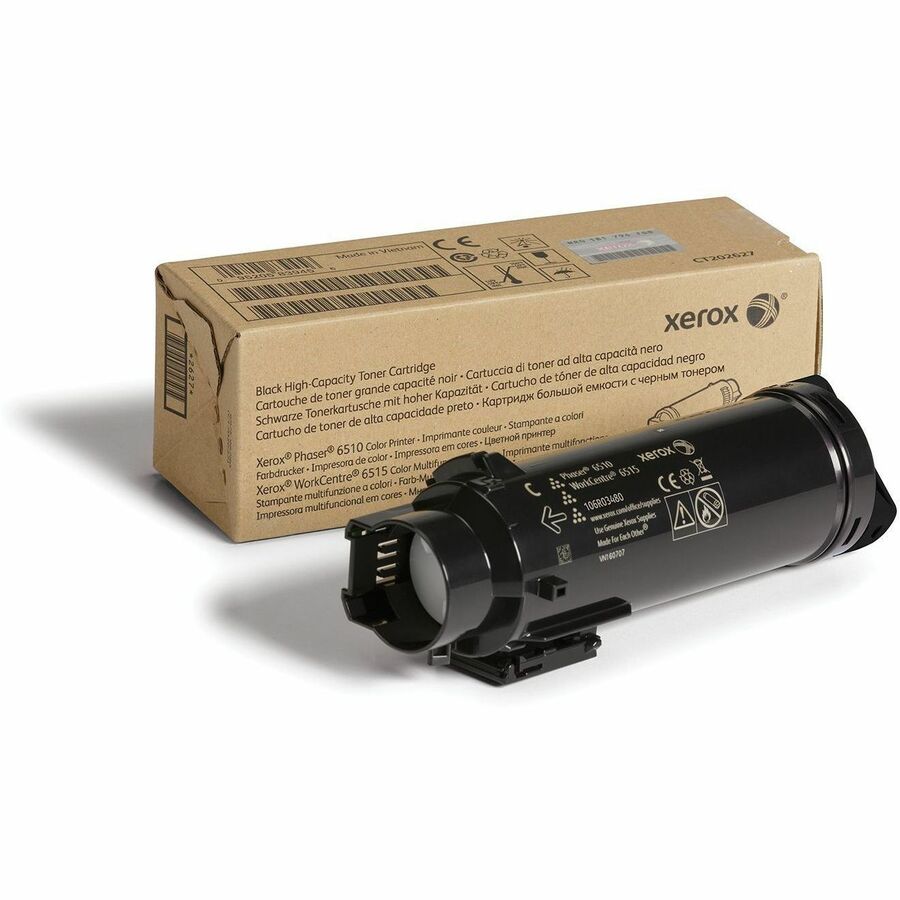 Xerox Genuine Phaser&reg; 6510, WorkCentre&reg; 6515 Black High capacity Toner Cartridge (5500 Pages) - 106R03480