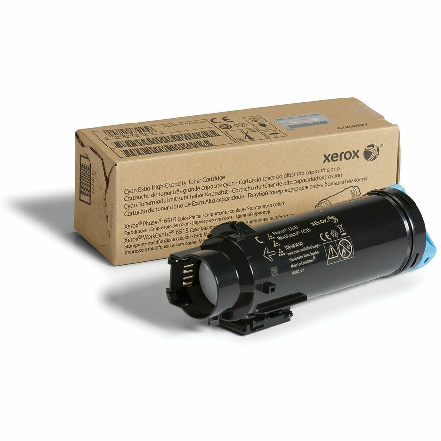 Xerox Genuine Phaser&reg; 6510, WorkCentre&reg; 6515 Cyan Extra High capacity Toner Cartridge (4300 Pages) - 106R03690
