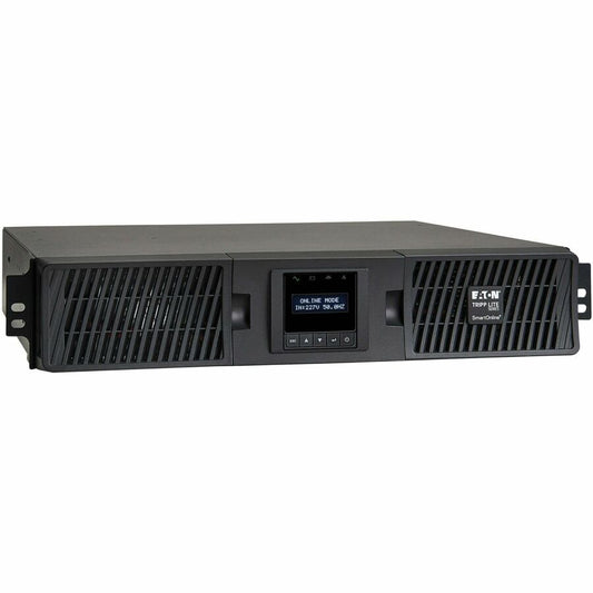 Tripp Lite by Eaton UPS SmartOnline 208/230V 1000VA 900W Double-Conversion UPS - 6 Outlets Extended Run Card Slot LCD USB DB9 2U
