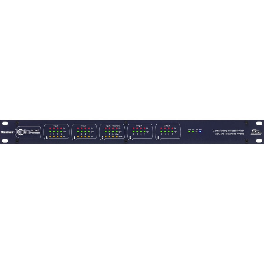 BSS Conferencing Processor with AEC and Telephone Hybrid