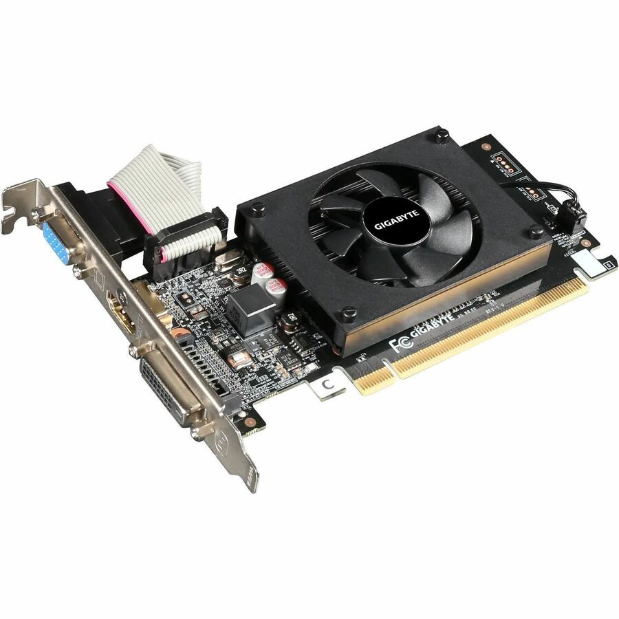 GIGABYTE NVIDIA GeForce GT 710 Graphic Card - 2 GB DDR3 SDRAM - Low-profile