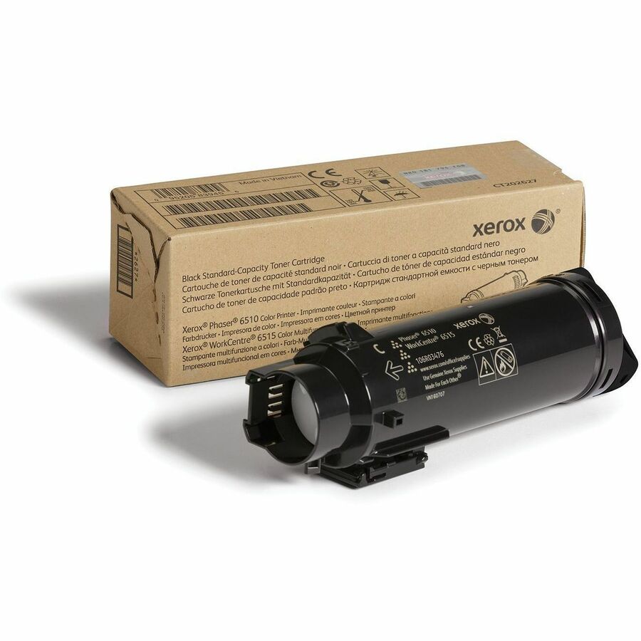 Xerox Genuine Phaser&reg; 6510, WorkCentre&reg; 6515 Black Standard capacity Toner Cartridge (2500 Pages) - 106R03476