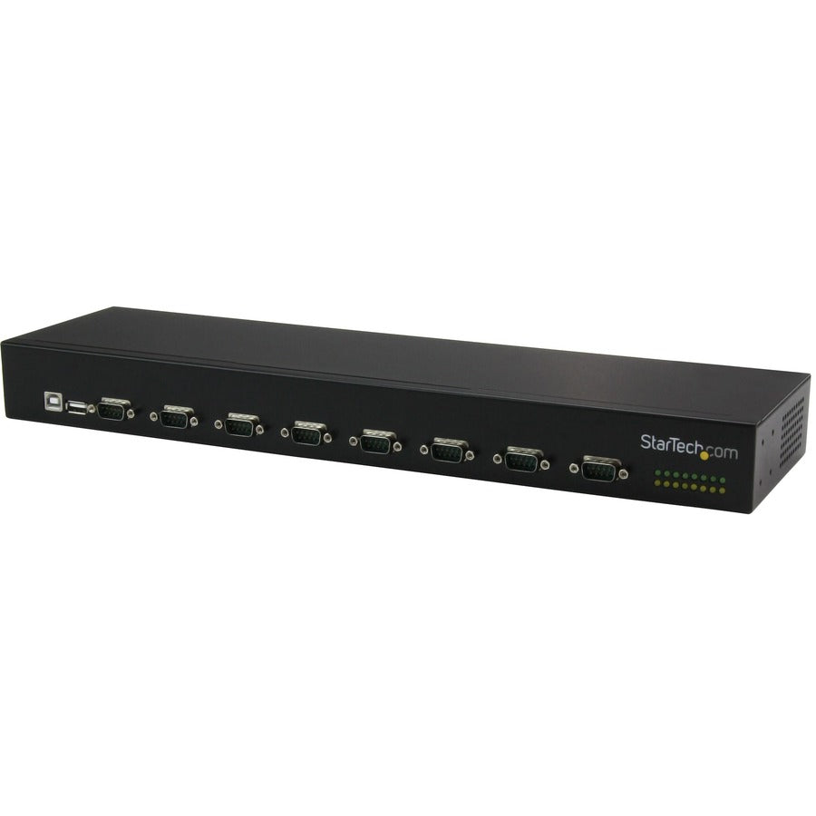 StarTech USB to Serial Hub - 8 Port - COM Port Retention - Rack Mount and Daisy Chainable - FTDI USB to RS232 Hub, TAA