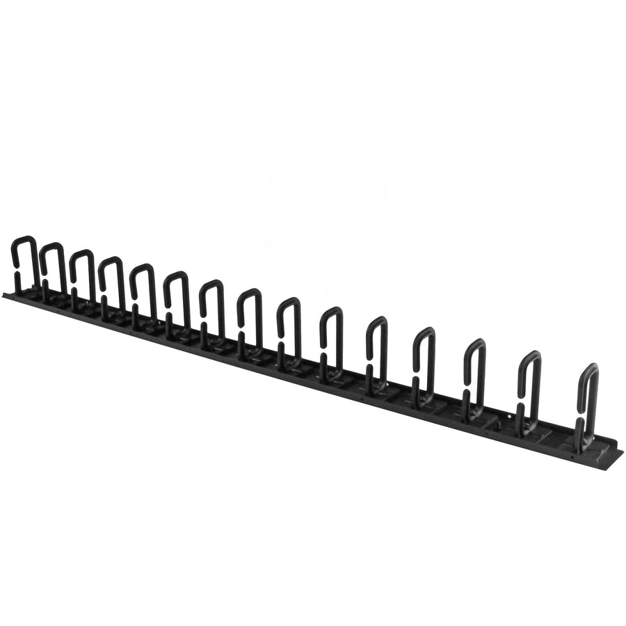 StarTech Vertical Cable Organizer with D-Ring Hooks - Vertical Cable Management Panel - 20U - 2.8ft.