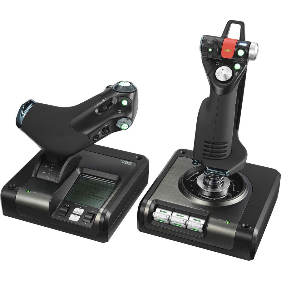 Logitech G X52 Professional H.O.T.A.S. Part-Metal Throttle and Stick Simulation Controller
