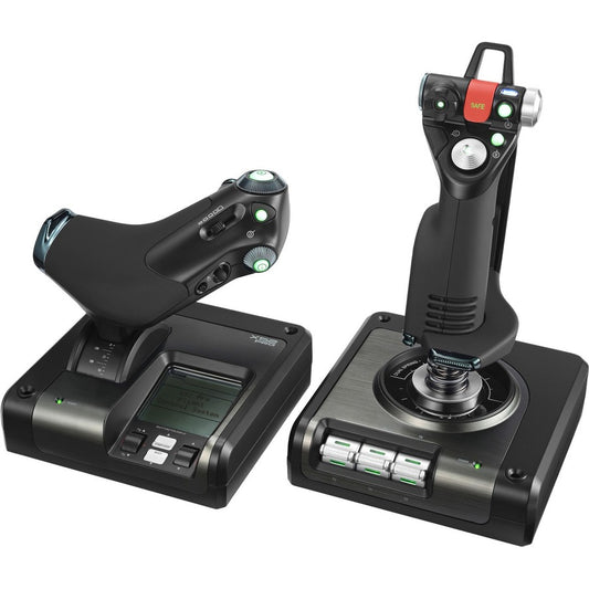 Logitech G X52 Professional H.O.T.A.S. Part-Metal Throttle and Stick Simulation Controller