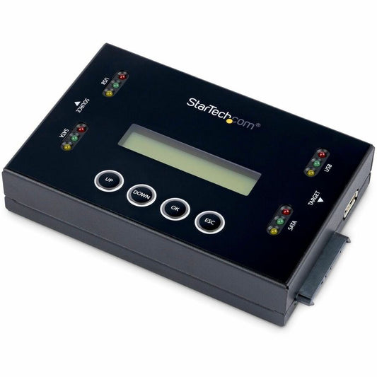StarTech Hard Drive and USB Thumb Drive Duplicator/Eraser, USB Flash & SATA HDD/SSD Cloner/Copier & Wiper, Toolless Sanitizer, TAA
