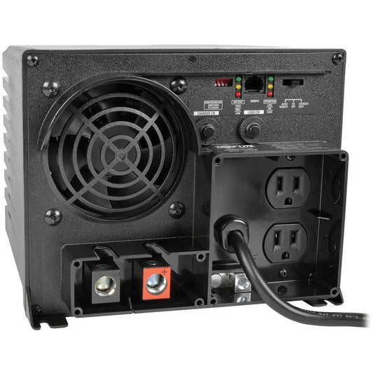 Eaton Tripp Lite Series 750W PowerVerter APS 12VDC 120V Inverter/Charger with Auto-Transfer Switching, 2 Outlets