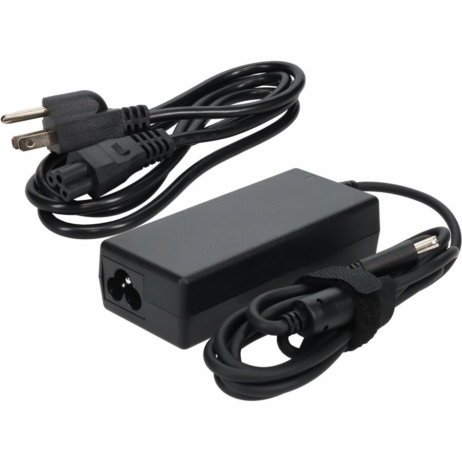 AddOn Dell X9RG3 Compatible 45W 19.5V at 2.31A Black 7.4 mm x 5.0 mm Laptop Power Adapter and Cable