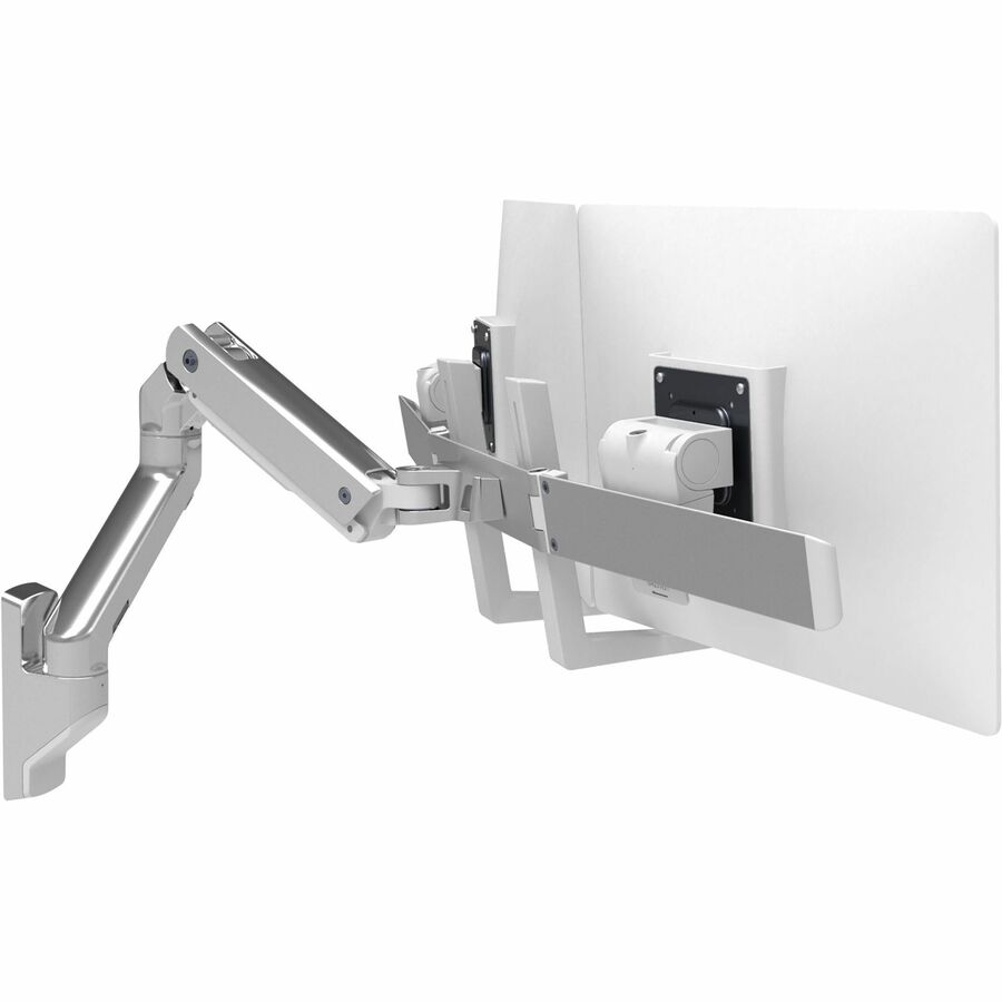 Ergotron HX Wall Dual Monitor Arm (polished aluminum)