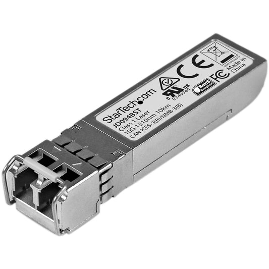 StarTech HPE JD094B Compatible SFP+ Module - 10GBASE-LR 10GE Gigabit Ethernet SFP+ 10GbE Single Mode/SMF Fiber Optic Transceiver 10km