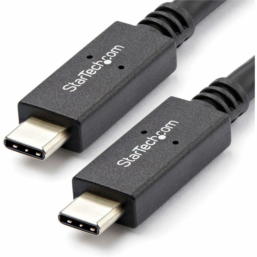 StarTech 3.3ft (1m) USB-C Cable, USB 10Gbps, 100W (5A) PD, 8K 60Hz / 4K 144Hz DP Alt Mode, USB-IF Certified - Thunderbolt Compatible