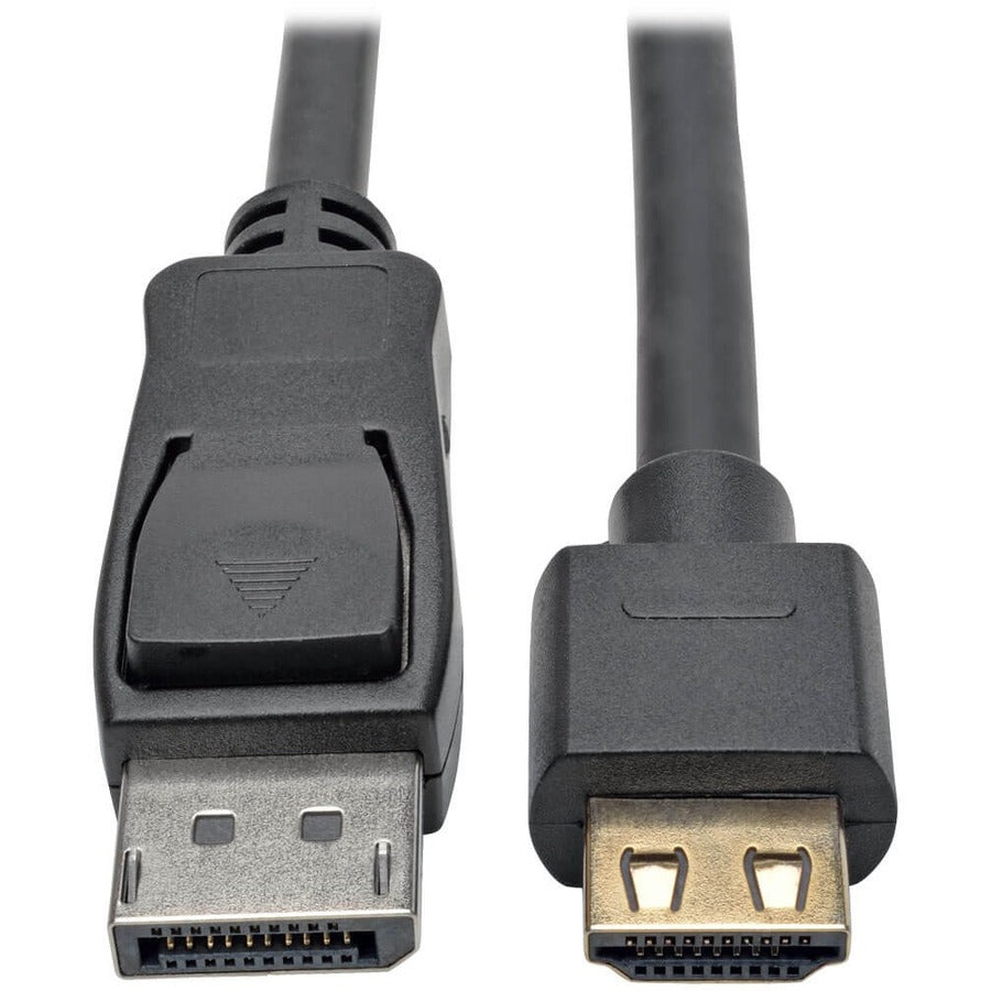 Tripp Lite by Eaton DisplayPort 1.2 to HDMI Active Adapter Cable (M/M) 4K 60 Hz Gripping HDMI Plug HDCP 2.2 6 ft. (1.8 m)