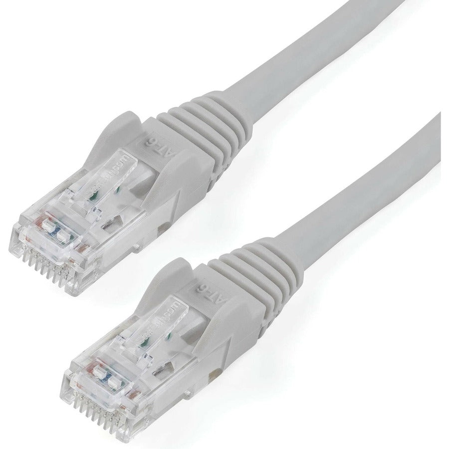 StarTech 125ft CAT6 Ethernet Cable - Gray Snagless Gigabit - 100W PoE UTP 250Mhz Category 6 Patch Cord UL Certified Wiring/TIA