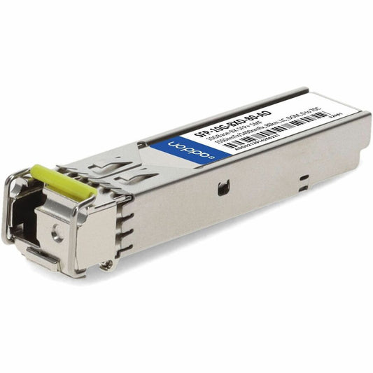 AddOn Cisco SFP-10G-BXD-80 Compatible TAA 10GBase-BX SFP+ Transceiver (SMF, 1550nmTx/1490nmRx, 80km, LC, DOM)