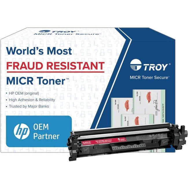 Troy Toner Secure Original MICR Standard Yield Laser Toner Cartridge CF230A - Black - 1 Pack