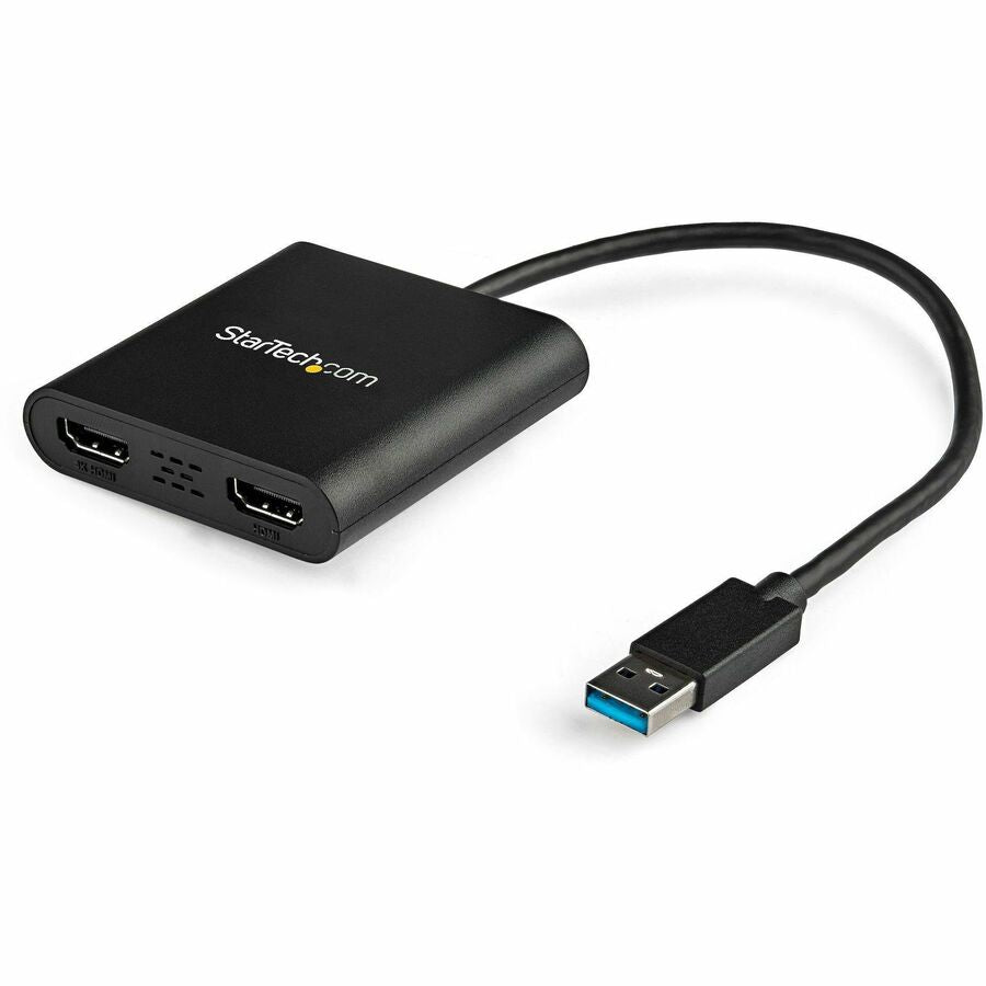 StarTech USB 3.0 to Dual HDMI Adapter, USB to 2x HDMI Monitor Converter for Windows (no support for macOS/ChromeOS/Linux) - TAA
