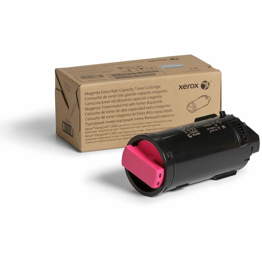 Xerox Genuine Xerox&reg; VersaLink&reg; C505 Color Multifunction Printer Magenta High capacity Toner Cartridge (9000 Pages) - 106R04015