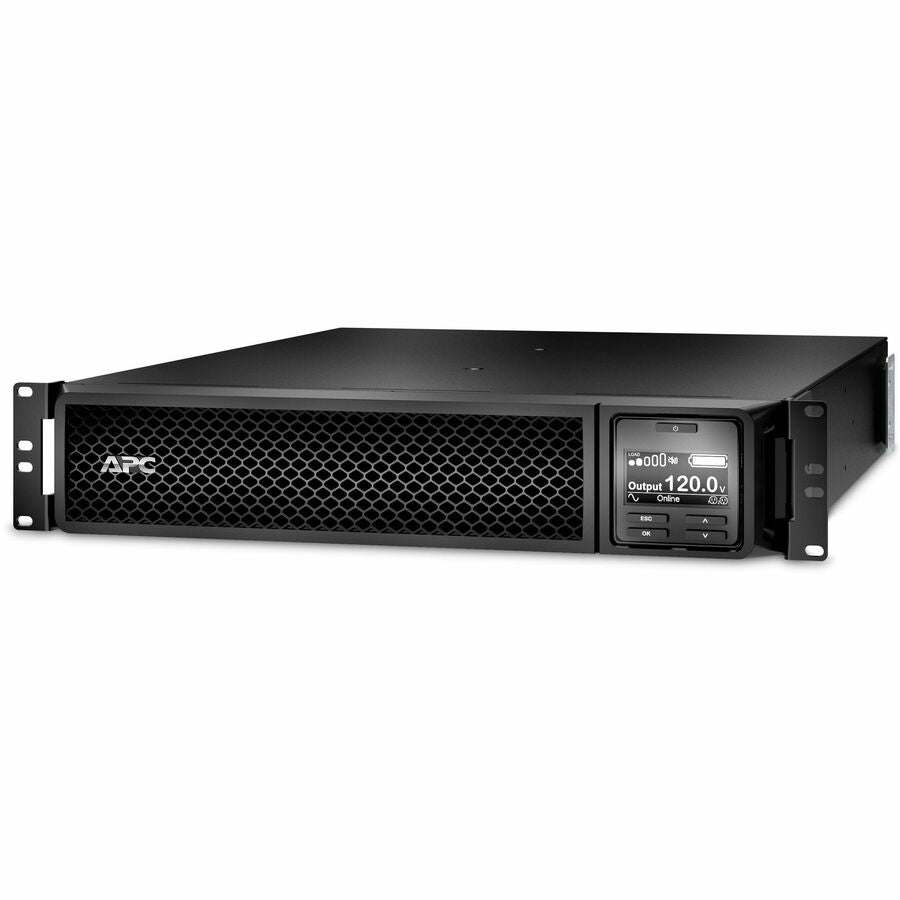 APC Smart-UPS On-Line, 1000VA, Rackmount 2U, 120V, 6x 5-15R NEMA outlets, Network Card, Extended runtime, W/ rail kit
