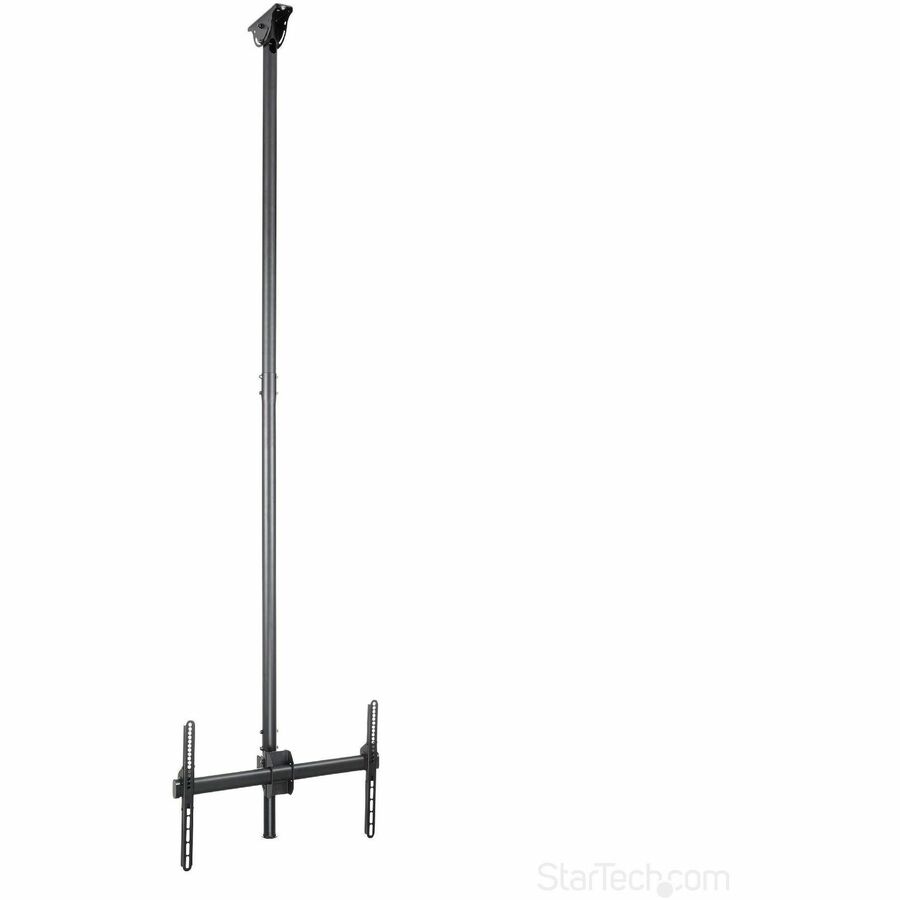 StarTech TV Ceiling Mount, Full-Motion Hanging Single Screen Vesa Mount for 32"-75" TVs / Displays - Height Adjustable Telescopic Pole