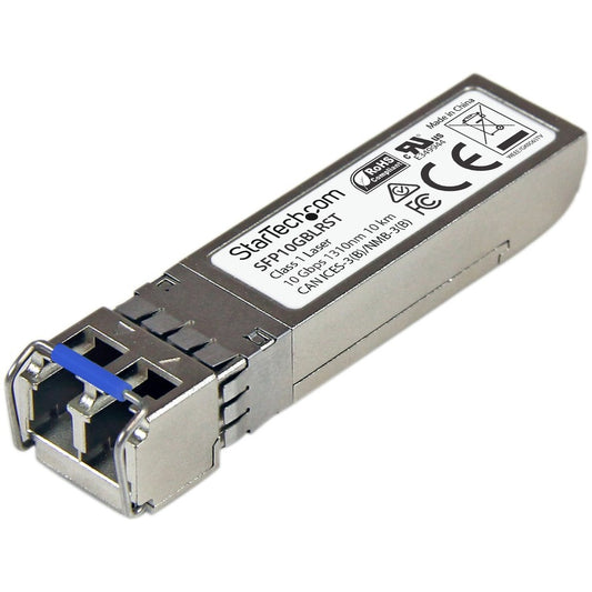 StarTech MSA Uncoded SFP+ Module - 10GBASE-LR - 10GE Gigabit Ethernet SFP+ 10GbE Single Mode Fiber (SMF) Optic Transceiver - 10km DDM
