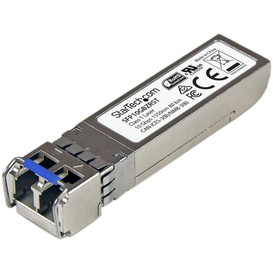 StarTech MSA Uncoded SFP+ Module - 10GBASE-ZR - 10GE Gigabit Ethernet SFP+ 10GbE Single Mode Fiber (SMF) Optic Transceiver - 80km DDM