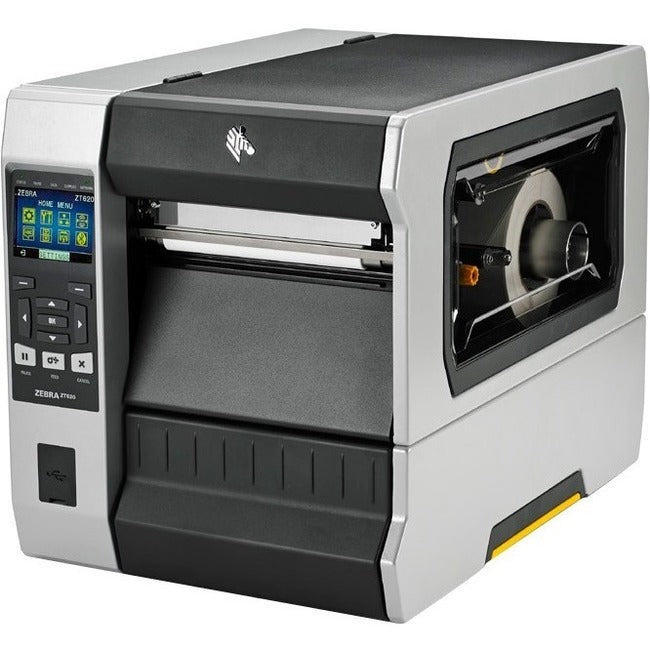 ZEBRA ZT620, TT, 6, 203 DPI, US CORD, SERIAL, USB, ETHERNET, BLUETOOTH 4.0, CUTT