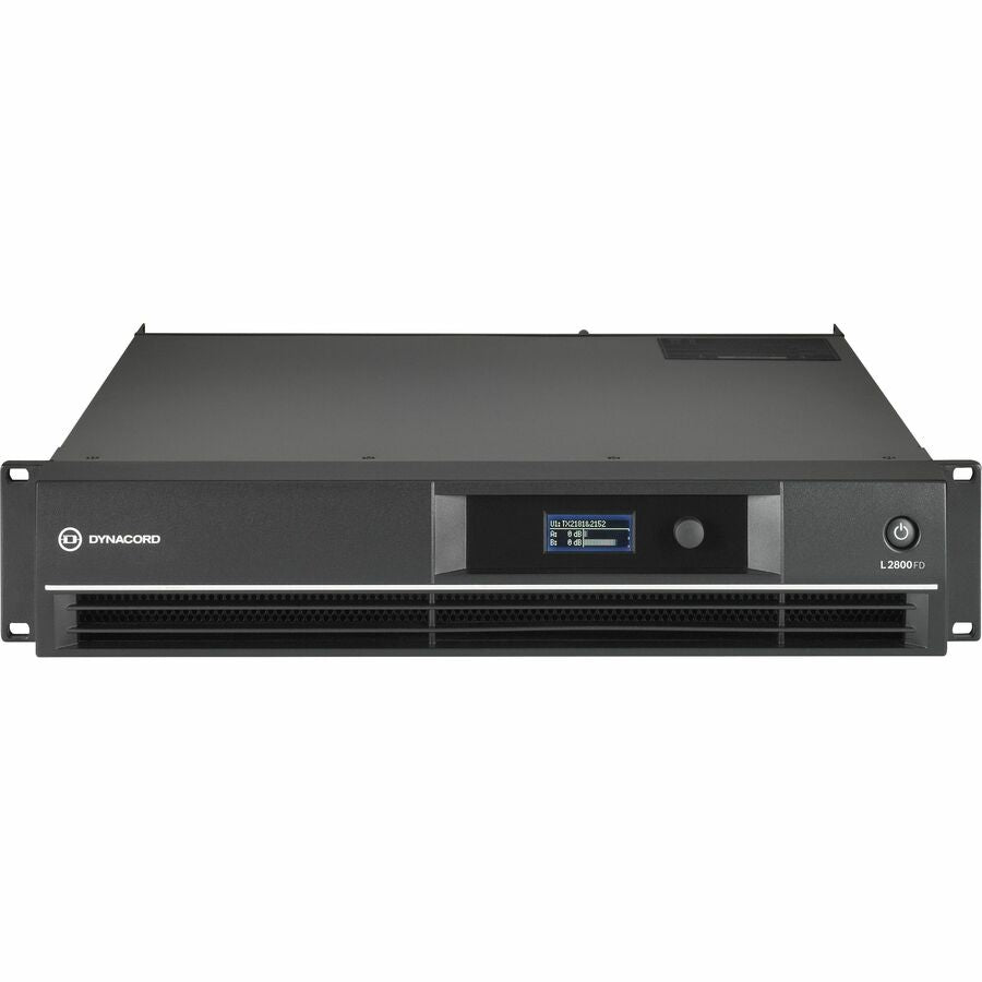Dynacord L2800FD Amplifier - 2800 W RMS - 2 Channel - Black