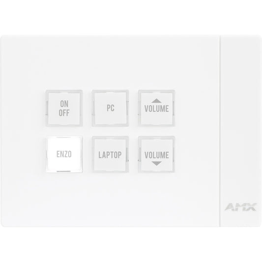 AMX Massio 6-Button ControlPad (US, UK, EU)