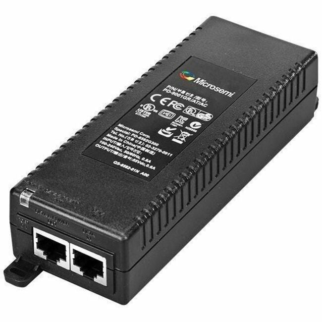 Microchip PD-9001GR PoE Injector with power cord