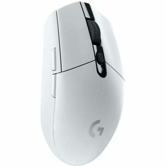 Logitech G305 LIGHTSPEED Wireless Gaming Mouse, HERO Sensor, 12,000 DPI, 6 Programmable Buttons, White