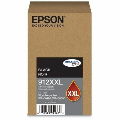 Epson DURABrite Pro 912XXL Original Extra High Yield Inkjet Ink Cartridge - Black Pack