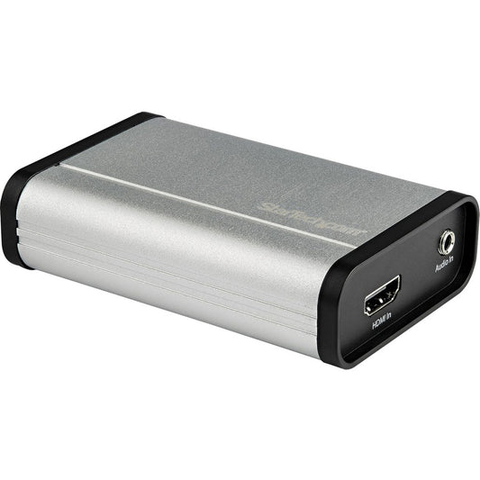 StarTech HDMI to USB C Video Capture Device UVC 1080p 60fps, External USB 3.0 HDMI Audio/Video Capture/Live Streaming/Recorder, TAA