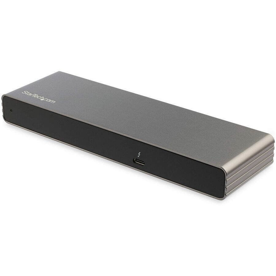 StarTech Thunderbolt 3 Dock, Dual 4K 60Hz Monitor TB3 Docking Station with DisplayPort, HDMI & 1080p VGA, 85W Power Delivery, TAA
