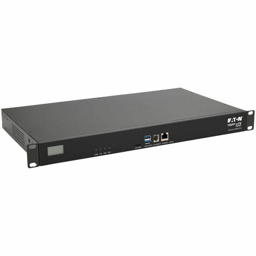 Tripp Lite by Eaton 16-Port Console Server USB Ports (2) - Dual GbE NIC 16 Gb Flash SD Card Desktop/1U Rack TAA