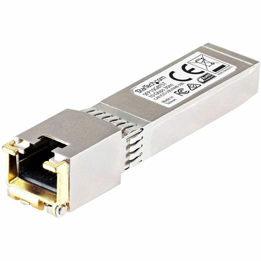 StarTech Cisco SFP-10GB-T-X Compatible SFP+ Module - 10GBASE-T - 10GE Gigabit Ethernet SFP+ SFP to RJ45 Cat6/Cat5e Transceiver - 30m