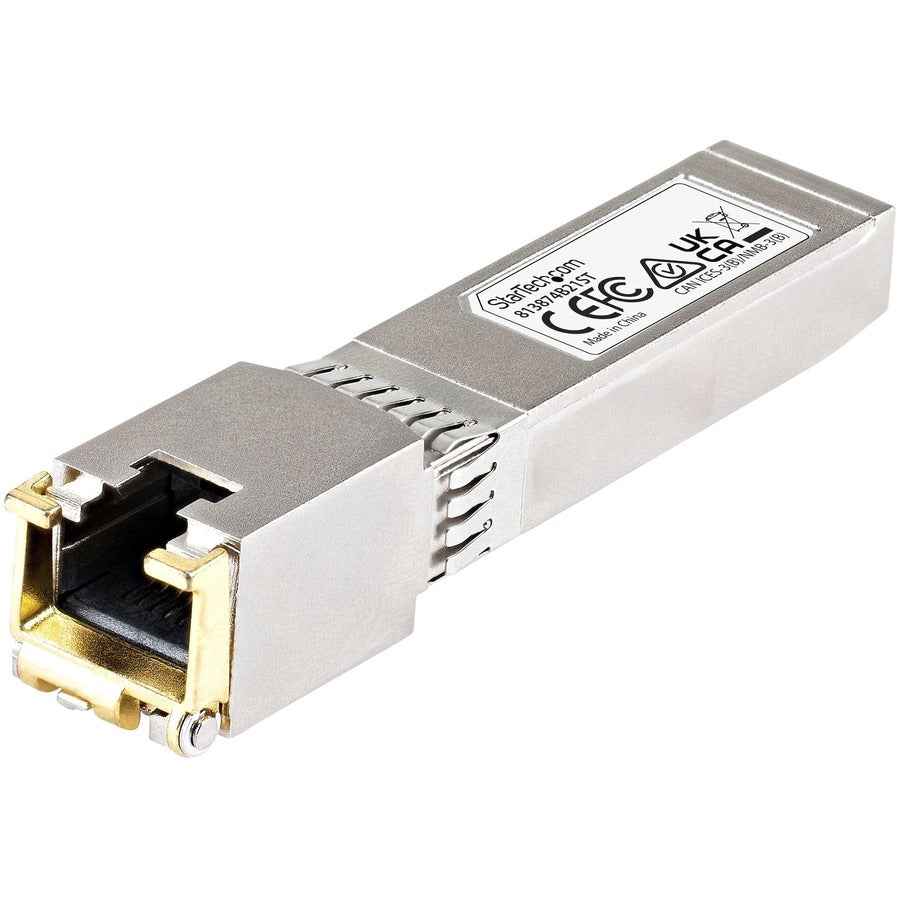 StarTech HPE 813874-B21 Compatible SFP+ Module - 10GBASE-T - 10GE Gigabit Ethernet SFP+ to RJ45 Cat6/Cat5e - 30m