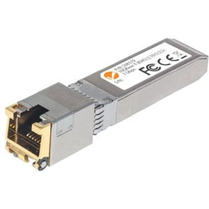 Transceiver Module, 10 Gigabit Copper SFP+, 10GBase-T (RJ45) Port, 30m, up to 10 Gbps Data-Transfer Rate with Cat6a Cabling, Ethernet, Fiber/Fibre, MSA Compliant, Equivalent to Cisco MA-SFP-10G-T, Three Year Warranty