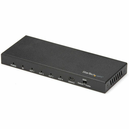 StarTech 4 Port HDMI Splitter - 4K 60Hz - 1x4 Way HDMI 2.0 Splitter - HDR - ST124HD202