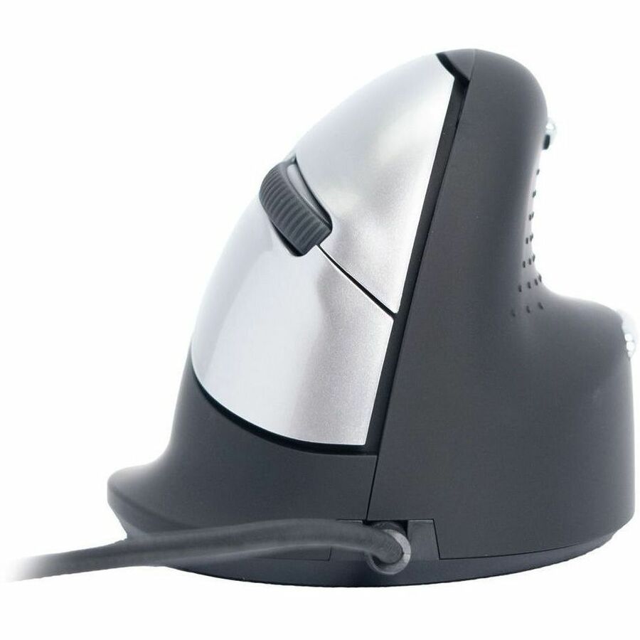 R-Go HE ergonomic mouse, vertical mouse, prevents RSI, medium (hand length 165-185mm), right handed, wired, black