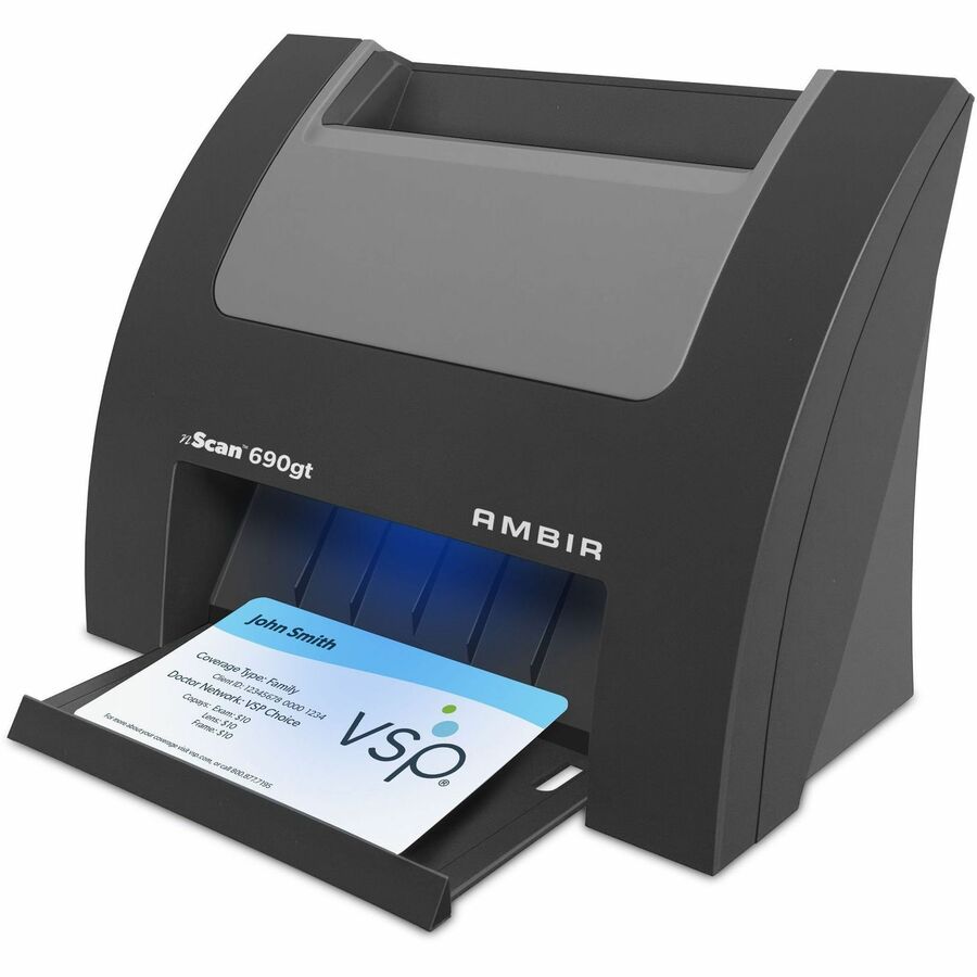 NSCAN 690GT DUPLEX ID CARD SCANNER W/ AMBIRSCAN FOR ATHENA: VERTICAL HIGH-SPEED