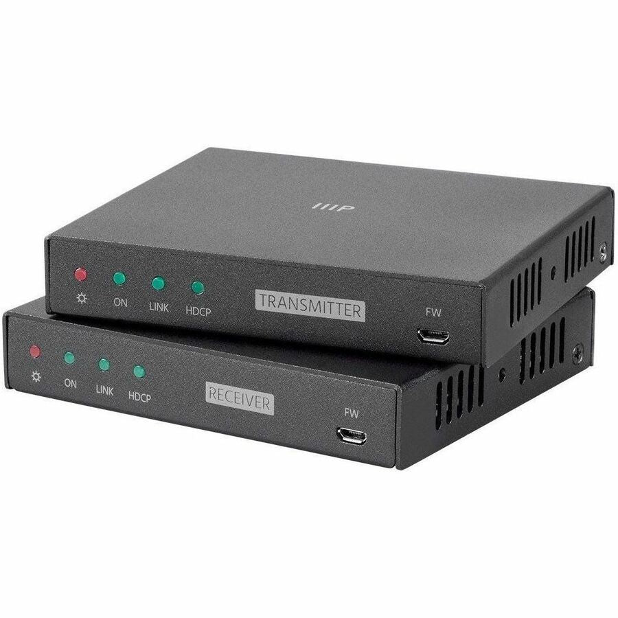 Monoprice Blackbird 4K HDBaseT Extender, 4K at 100m, USB KVM, HDCP 2.2, PoC, EDID